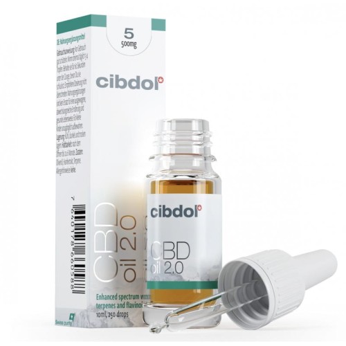 Olejek 5 % 500 mg C.B.D 10 ml CIBDOL